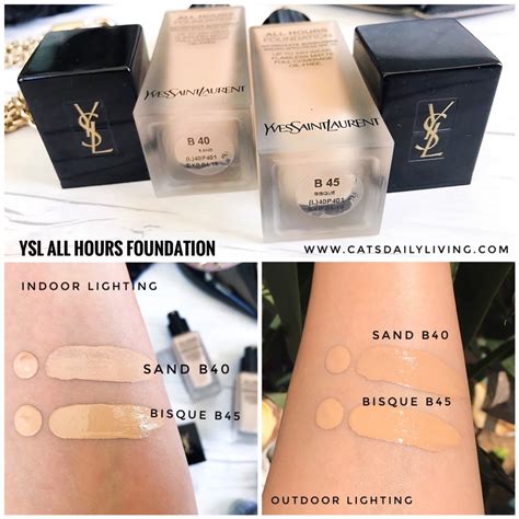 ysl new foundation swatches|ysl matte liquid foundation.